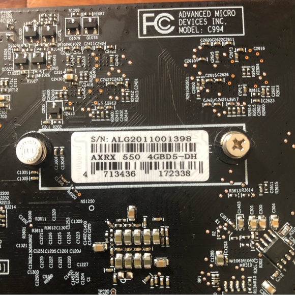 PowerColor AMD Radeon RED DRAGON RX 550 4GB - Picture 4 of 11